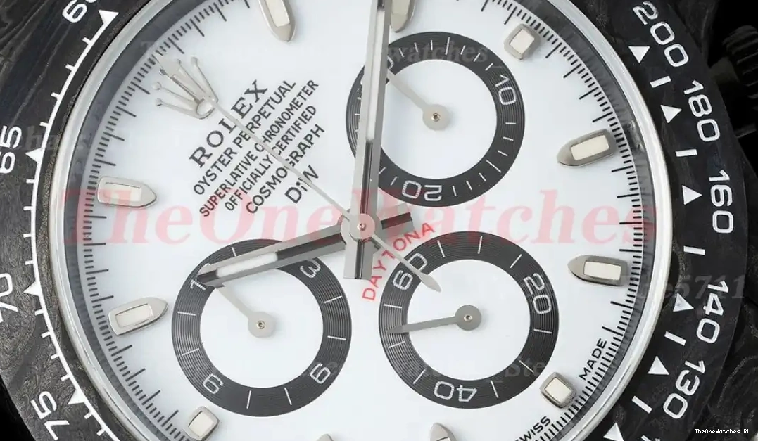 DIW QF Dial NY Daytona SA4130 White 40mm Carbon 0426